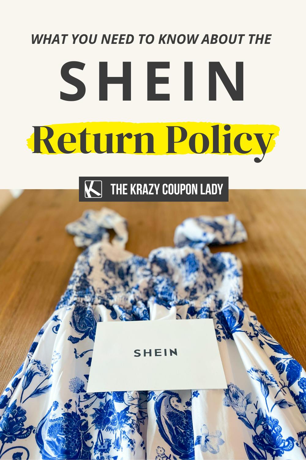 SheIn Return Policy Made Easy The Krazy Coupon Lady