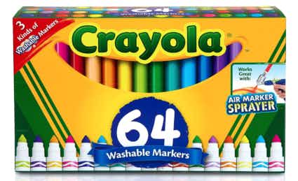 Crayola markers in a box