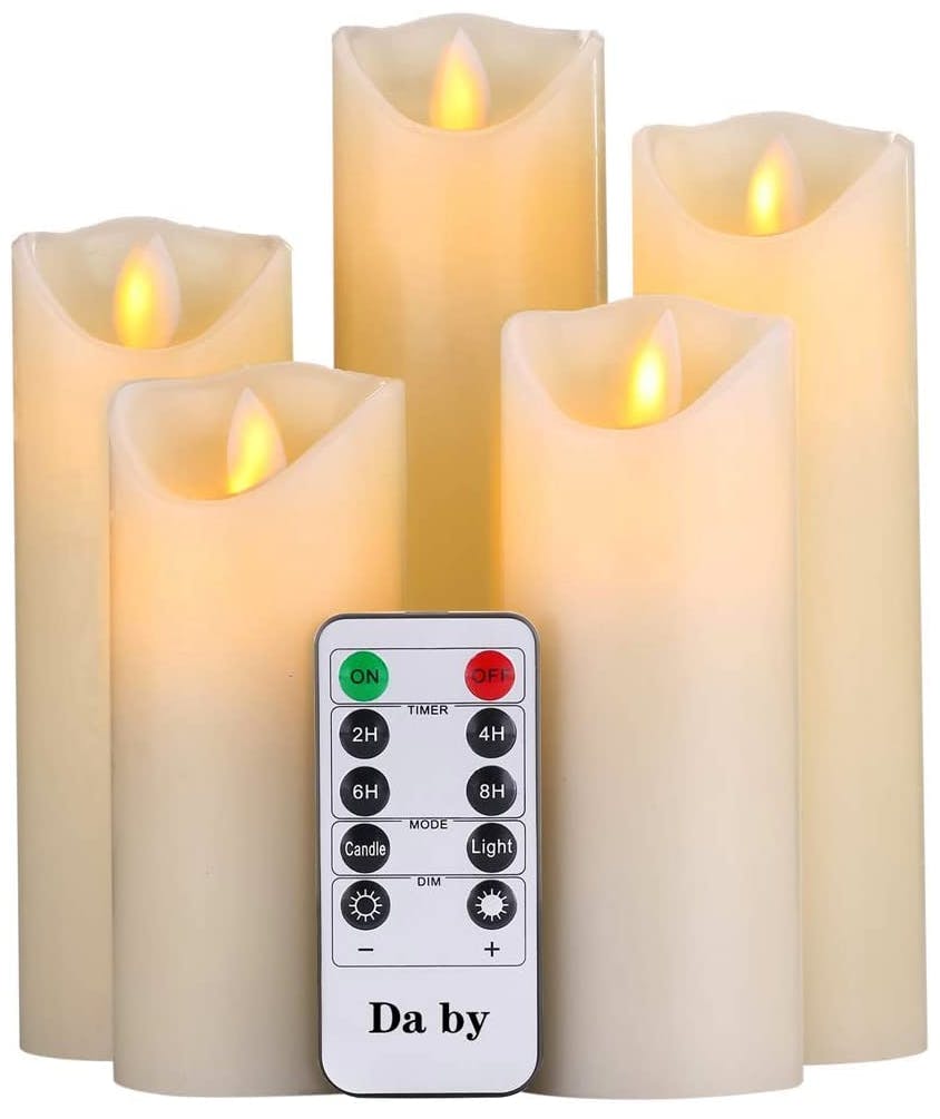 Flameless RemoteControlled Candles 5Pack, Only 13.99 on Amazon The