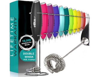 Colorful milk frothers