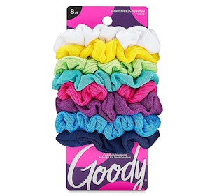 Colorful scrunchies in a pack