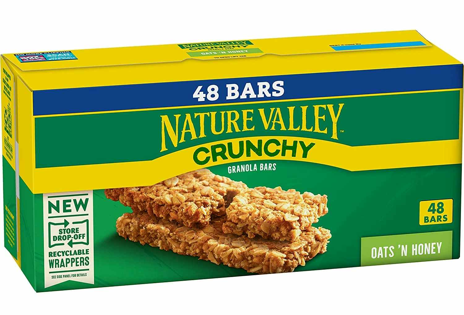 A box of Nature Valley Crunchy granola bars.