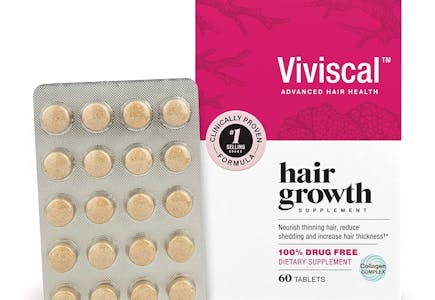 1-Month Supply Viviscal Hair Growth Supplements