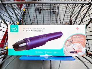 Anker Eufy Cordless Handheld Vacuum Cleaner in Walmart shopping cart