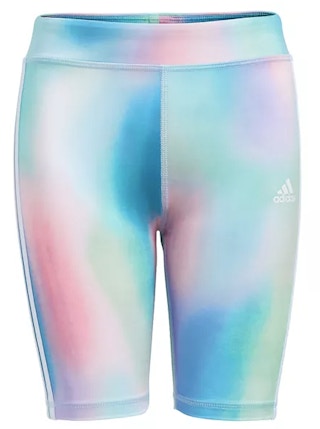 adidas girl tie dye bike shorts