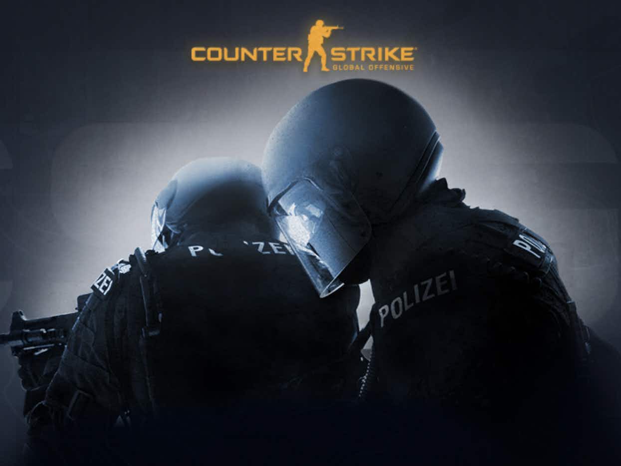 A banner for Counterstrike Global Offensive from the CSGO website.