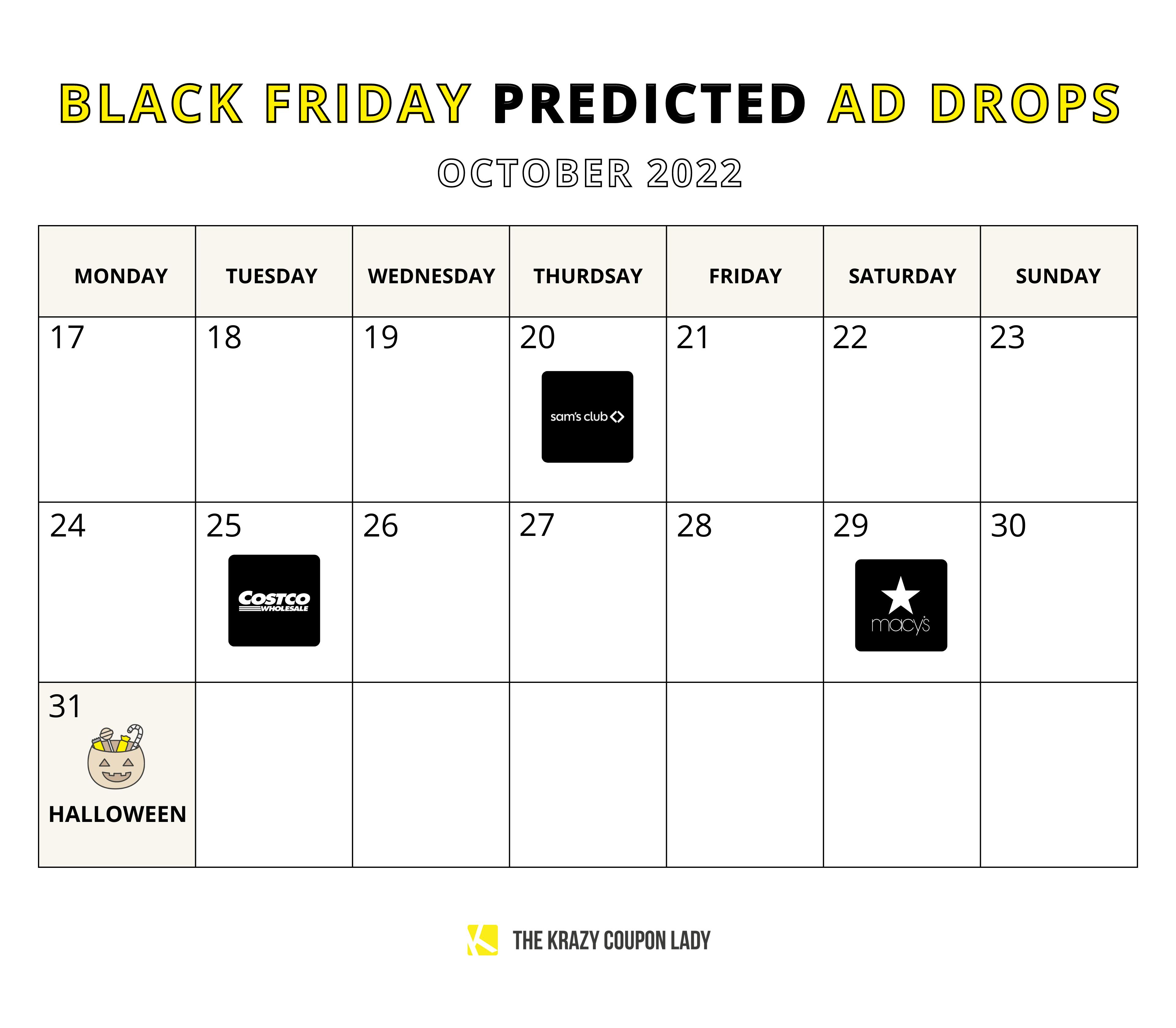 When Do Black Friday Ads Come Out? The Krazy Coupon Lady