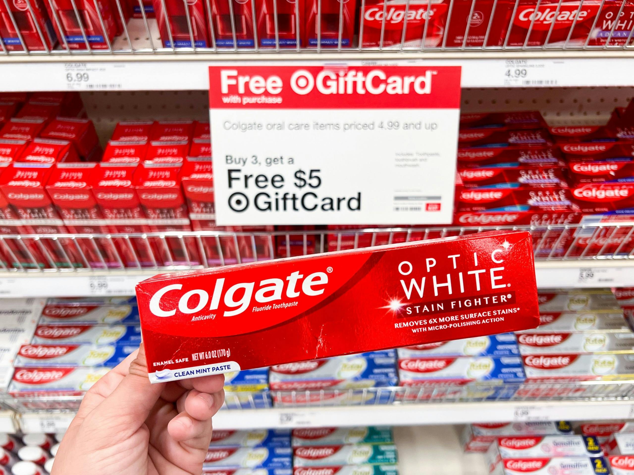 the retail price of a toothpaste