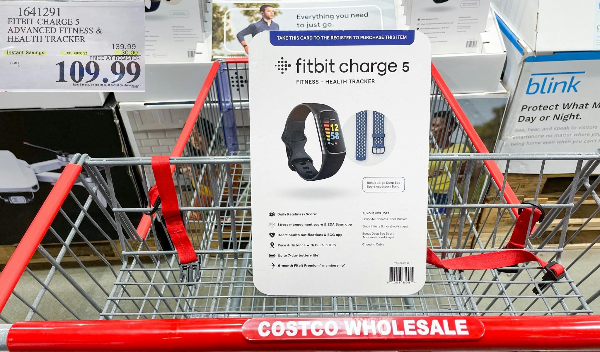 Fitbit Charge 5 Fitness Tracker, Just 