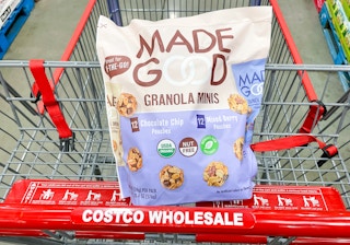 made good granola minis in a cart at costco