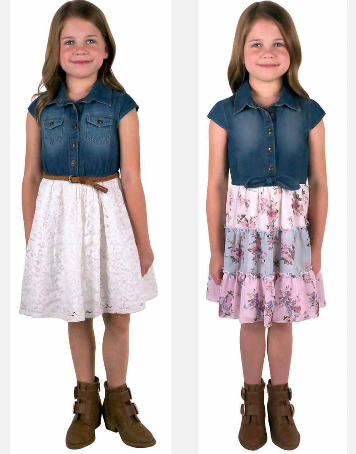 collage of kids dress 