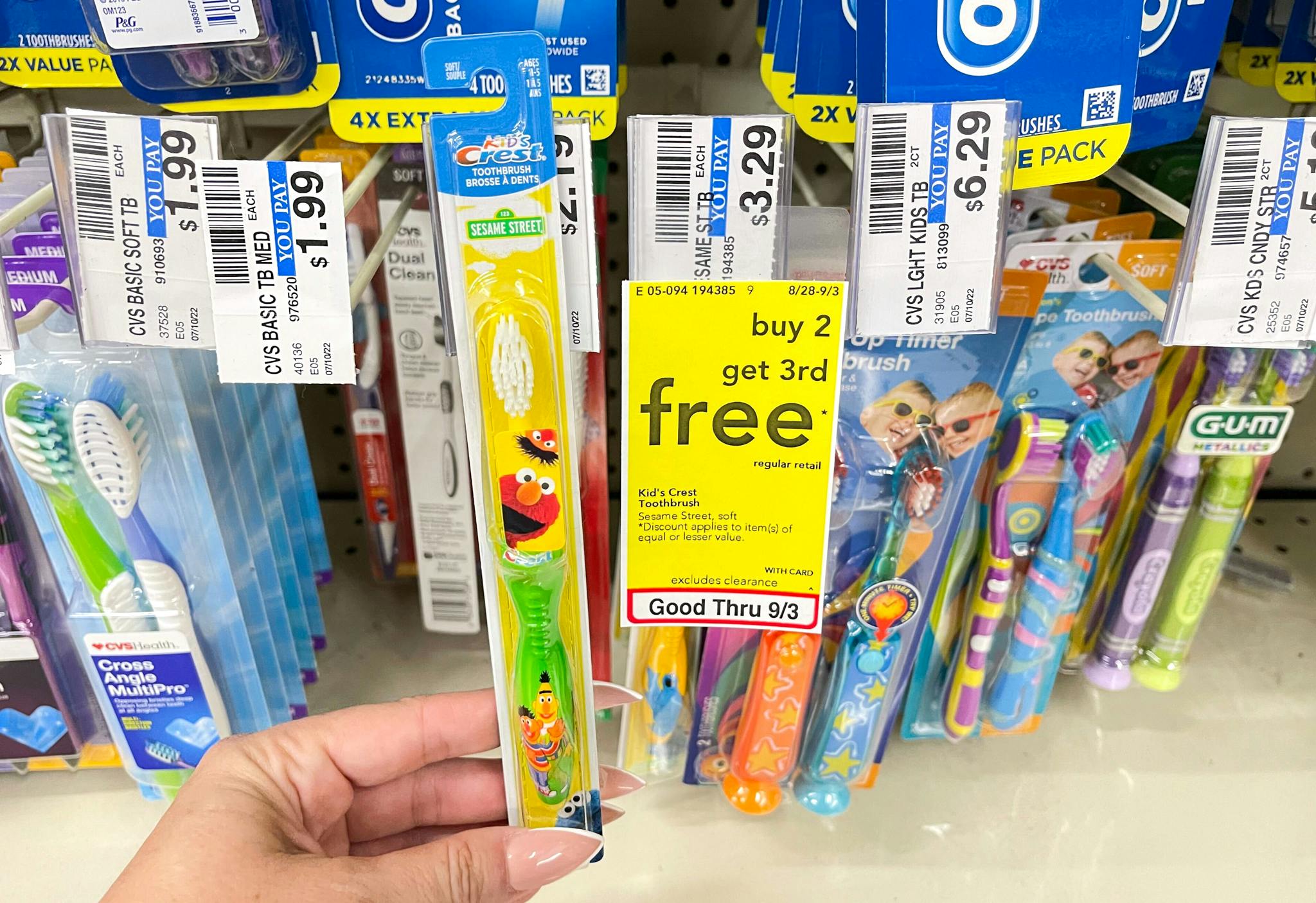 Crest Kids' Toothbrushes, Only 0.53 at CVS with Digital Coupon The Krazy Coupon Lady