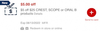 cvs store coupon for crest and oral-b