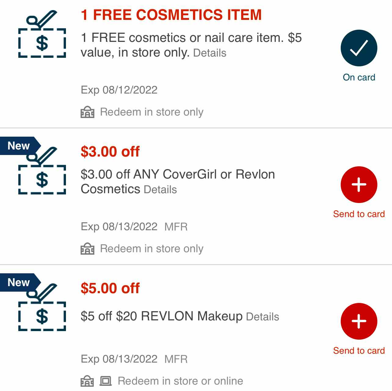 revlon cvs store coupons