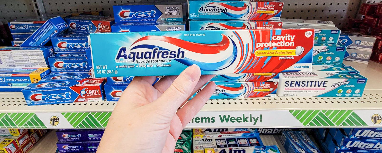 Aquafresh Toothpaste, Only $0.50 at Dollar Tree - The Krazy ...