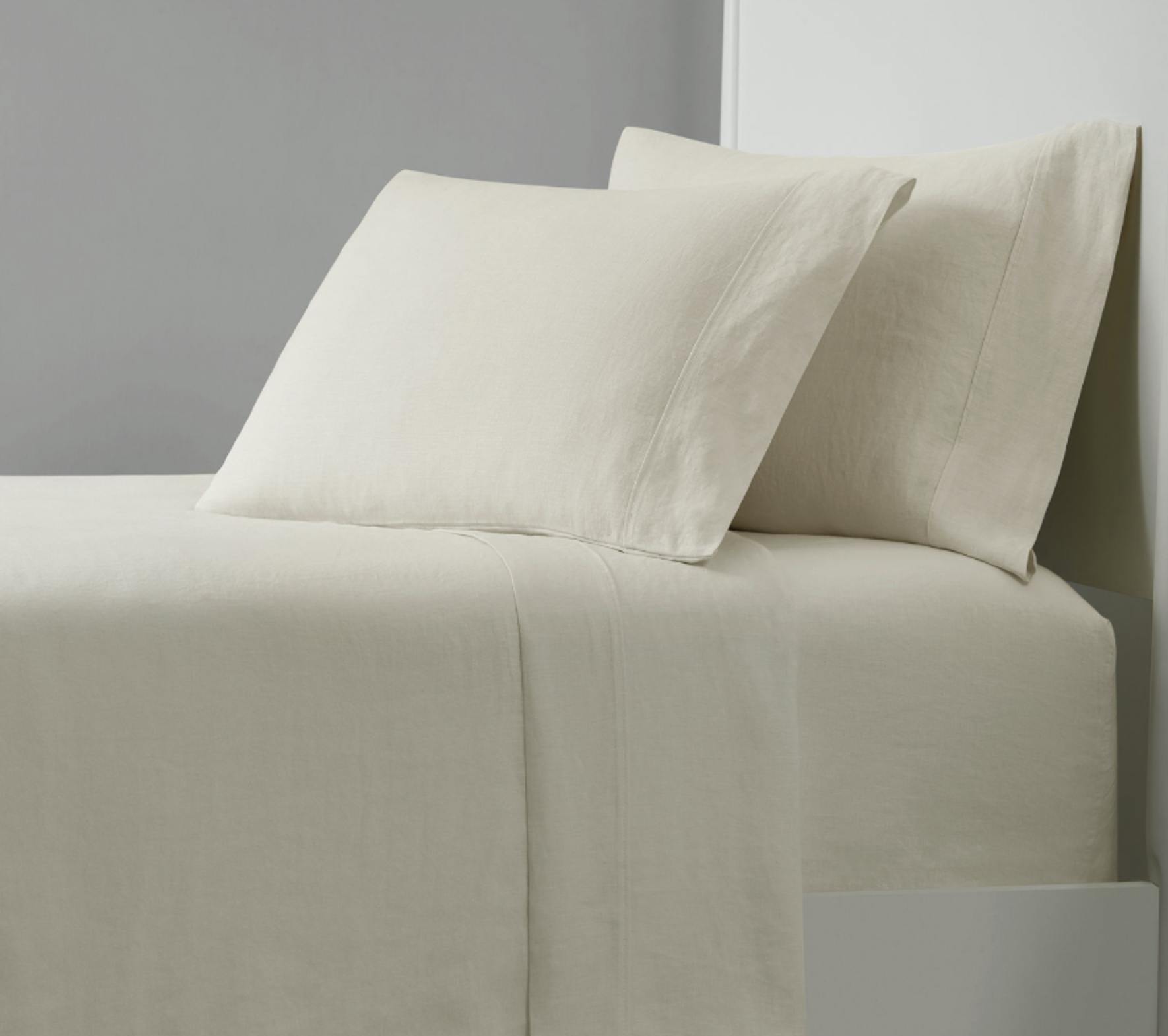 California King Luxury Linen Sheet Set, $96 at JCP (Reg. $320 ...