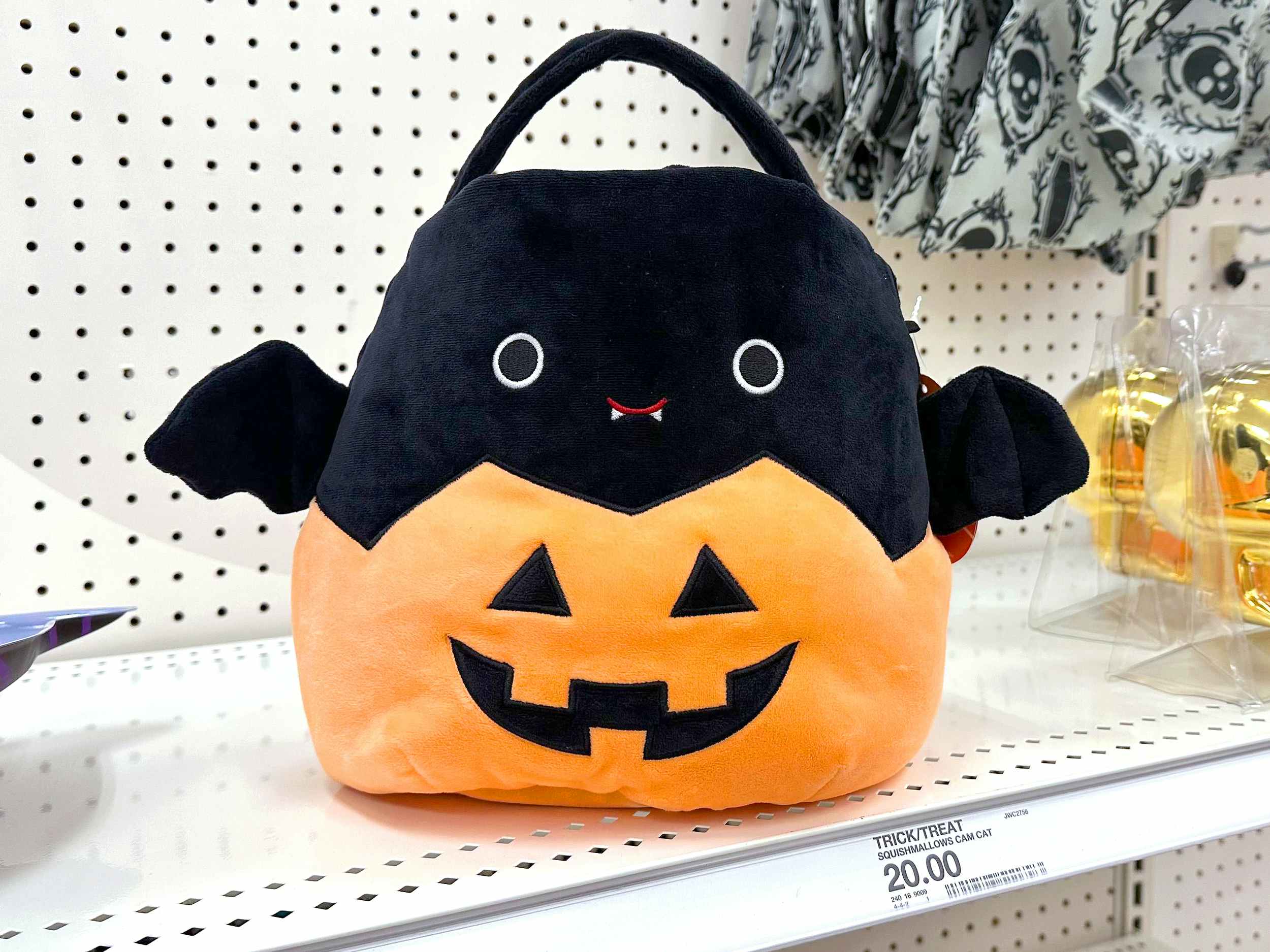 emily the bat halloween squishmallow trick-or-treat pail in target