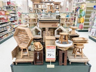 spring decor display