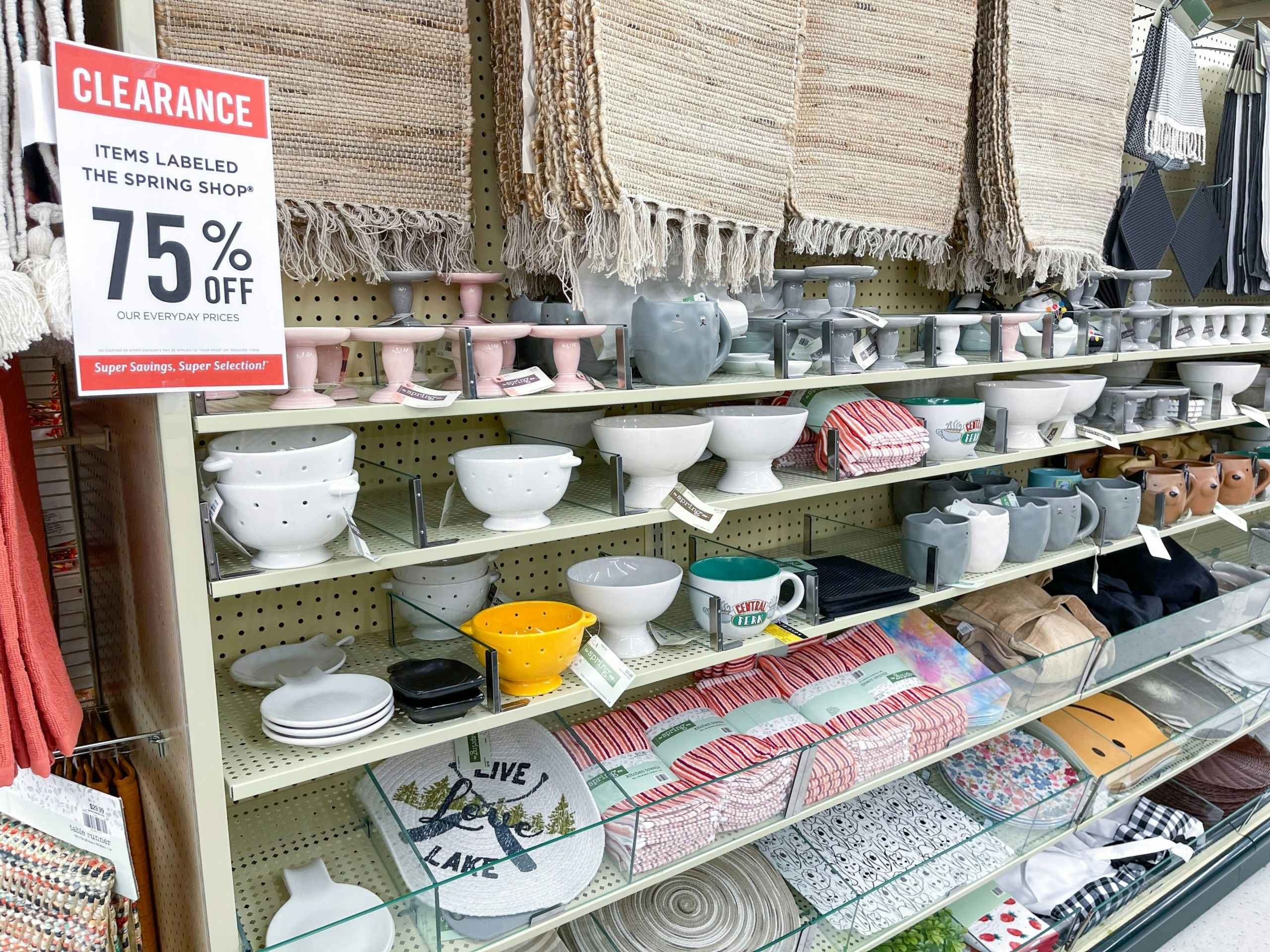 bowls and kitchen supplies at hobby lobby