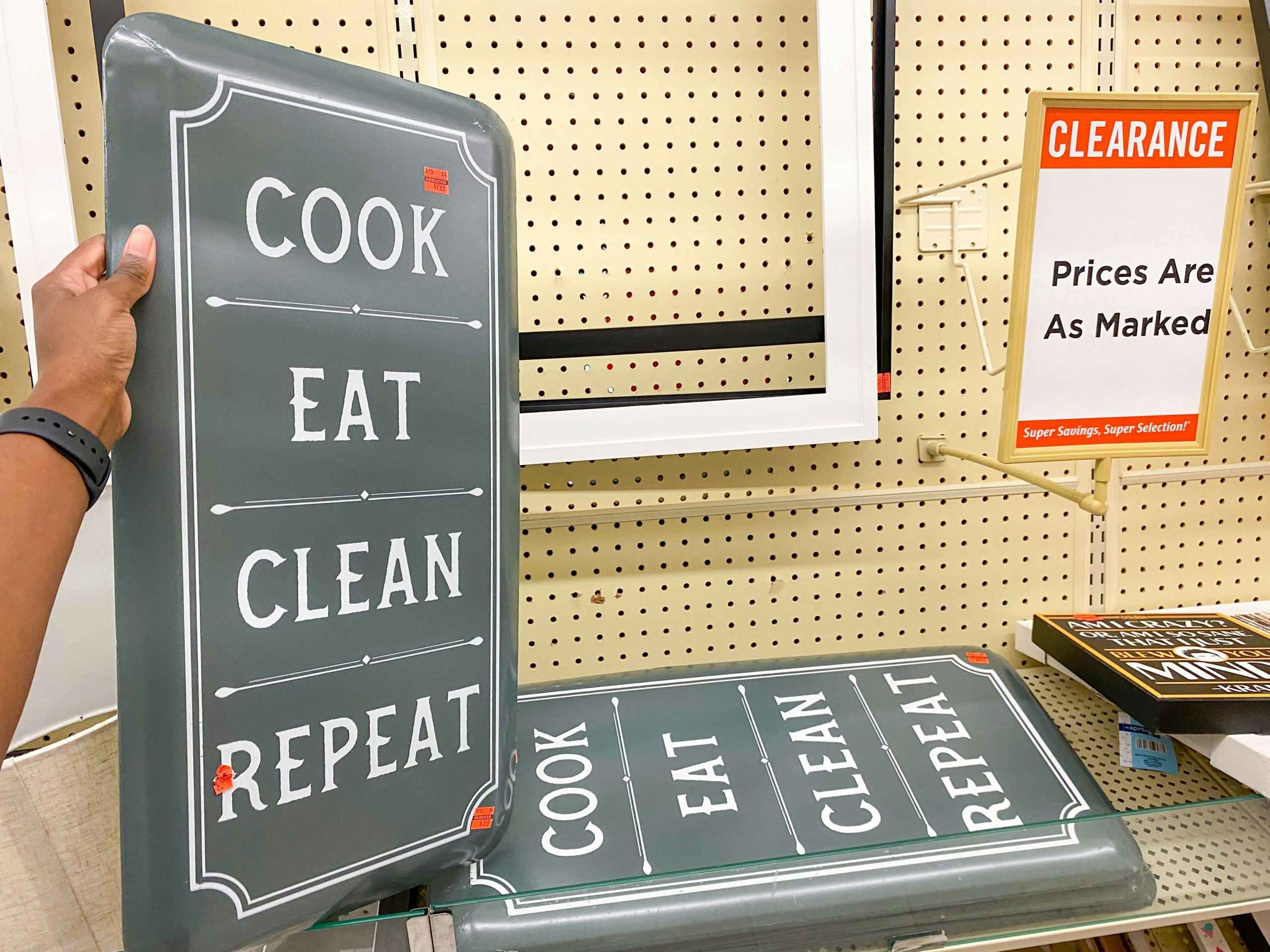 hobby lobby cook eat clean repeat sign spring shop 2022