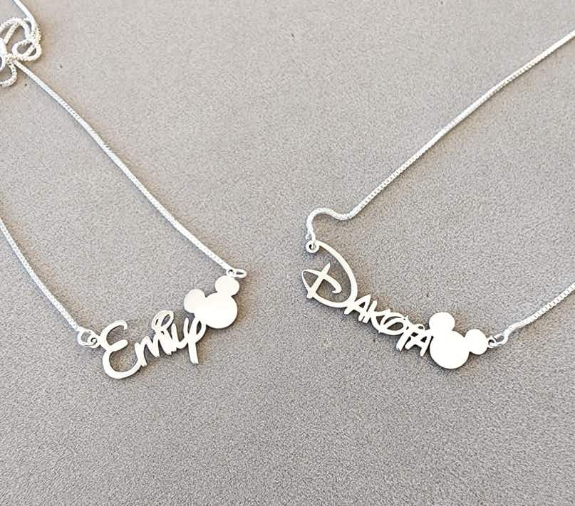Personalized Name Necklace disney