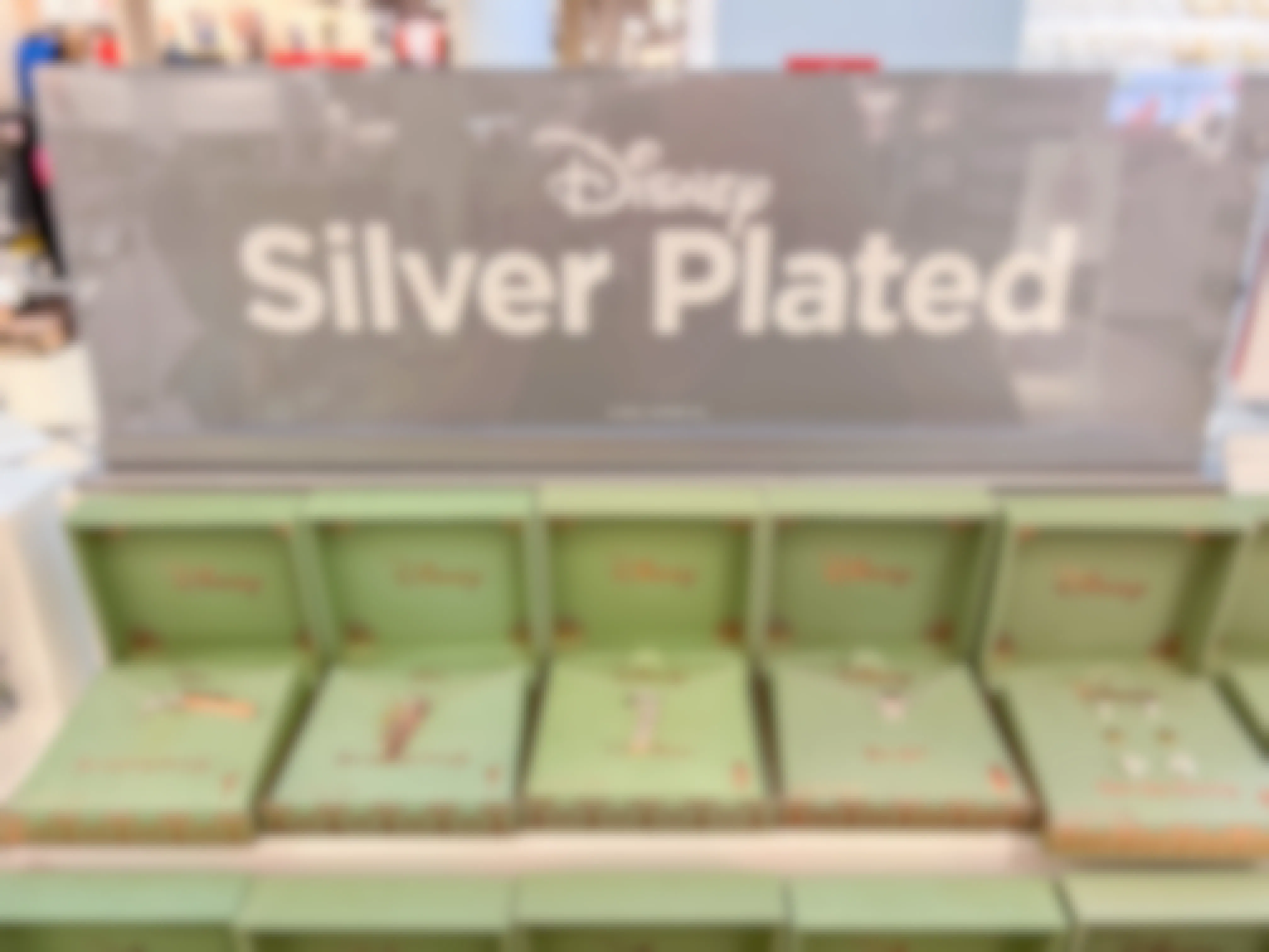Disney Silver plated boxed jewelry