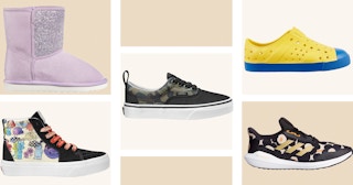 collage of kids shoes