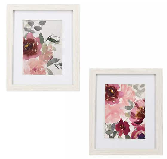 Belle Maison 6-pack of Interchangeable Floral Art Prints