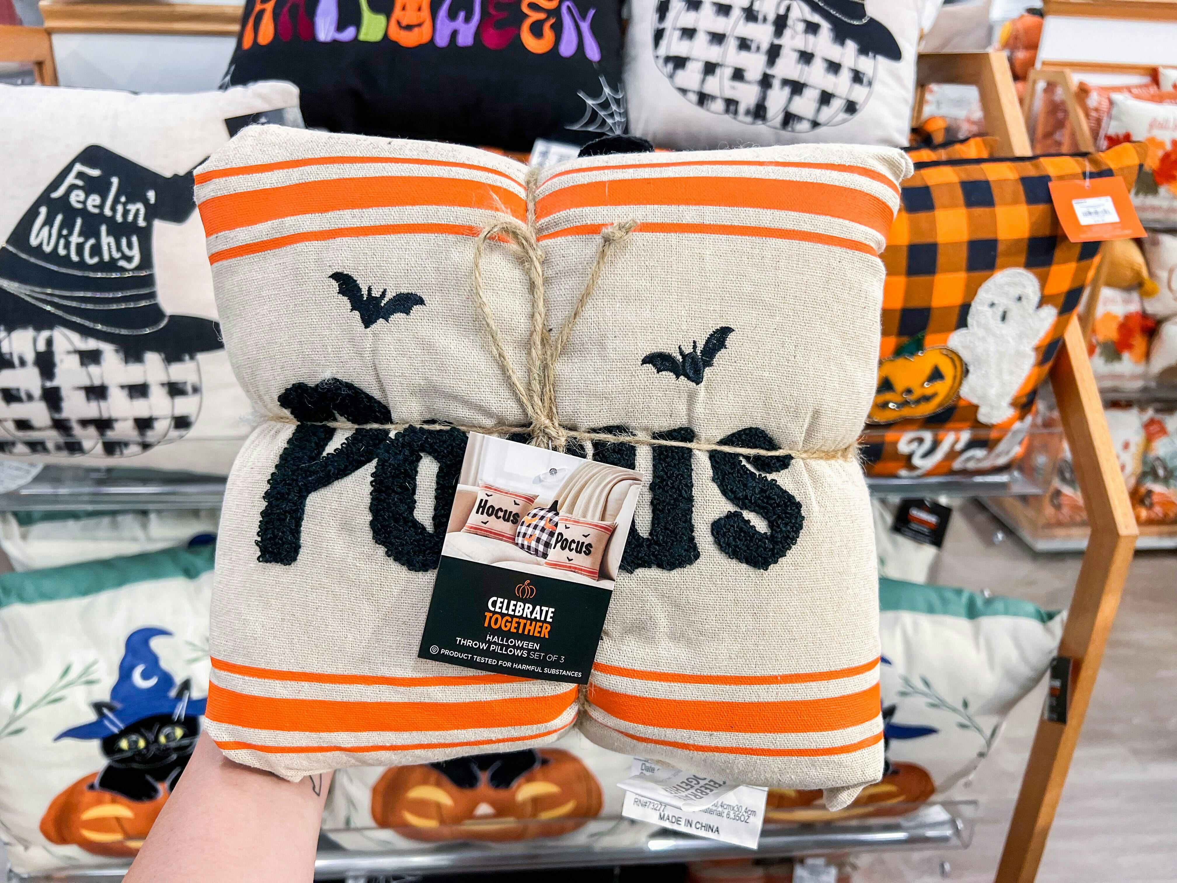 hocus pocus 3 pack pillows