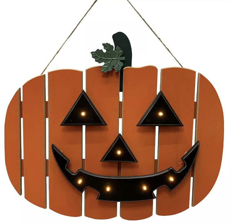 Celebrate Together™ Halloween Jack O'Lantern Pumpkin LED Wall Decor