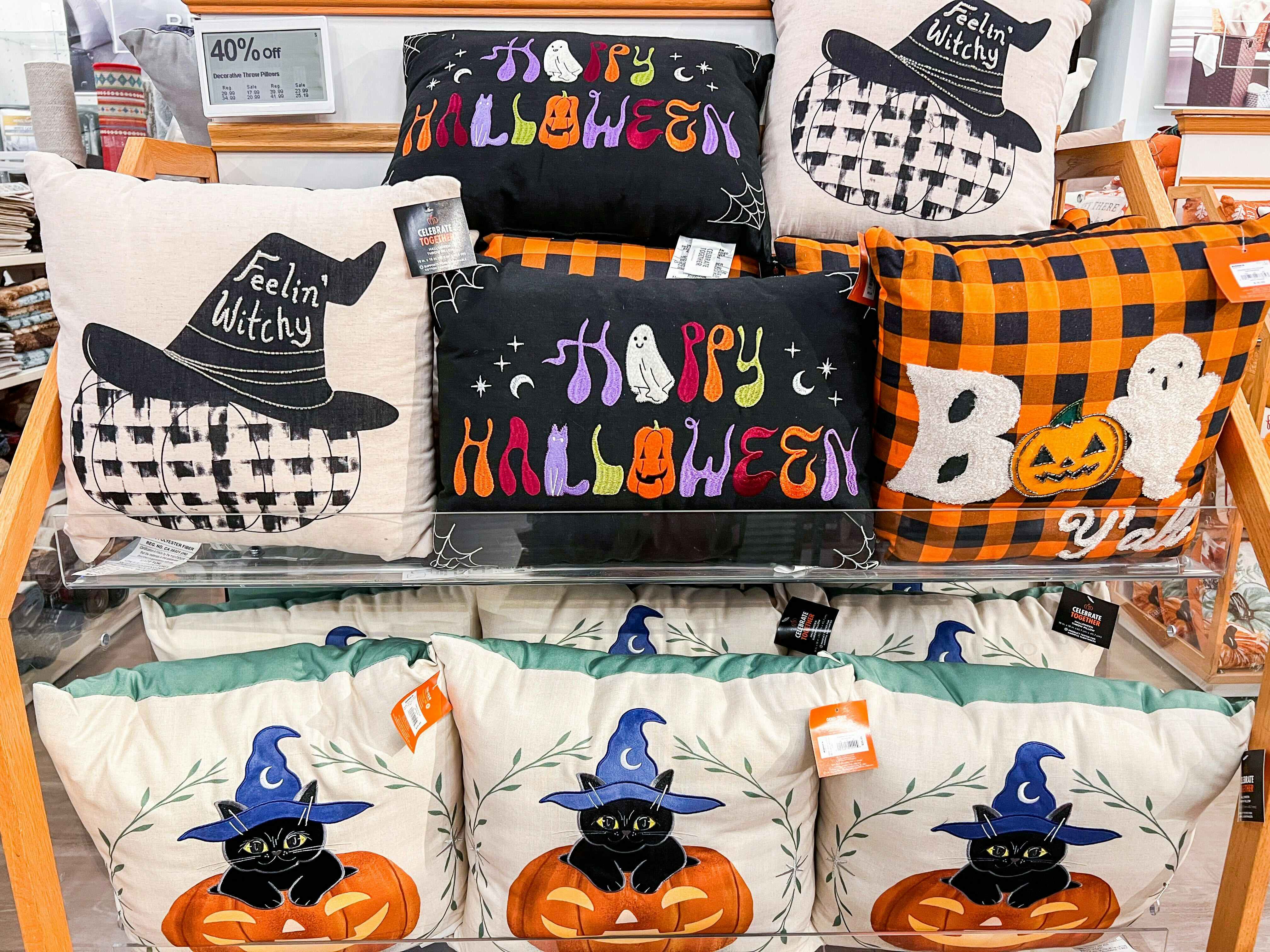 halloween throw pillows
