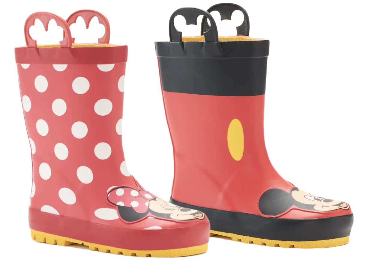 disney toddlers rain boots