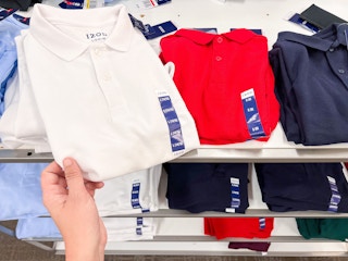 izod polos on shelf