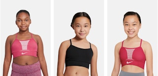 nike girls sports bras