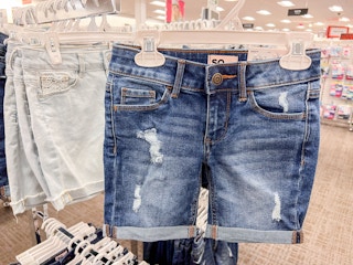 so girls denim shorts