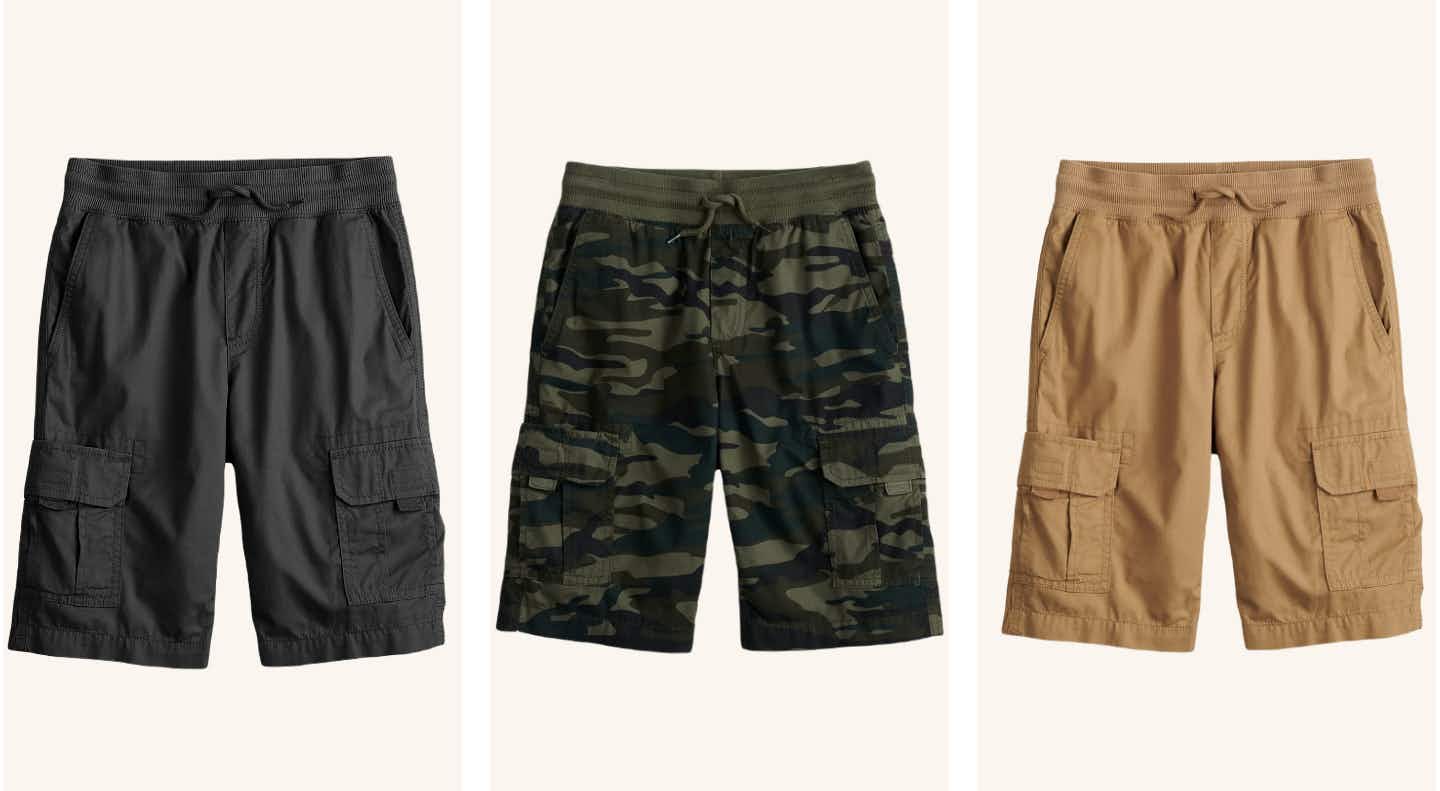 sonoma goods for life boys cargo shorts at kohl's