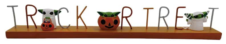 Star Wars The Mandalorian The Child Trick Or Treat Table Decor by Celebrate Halloween Together