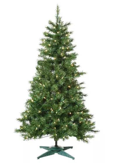 Sterling 4-Foot Colorado Spruce Pre-Lit Artificial Christmas Tree