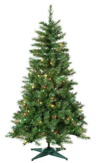 Sterling 5-Foot Colorado Spruce Pre-Lit Artificial Christmas Tree