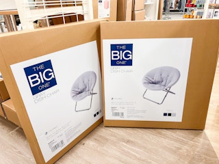 The Big One® Folding Dish Chair in box at kohls
