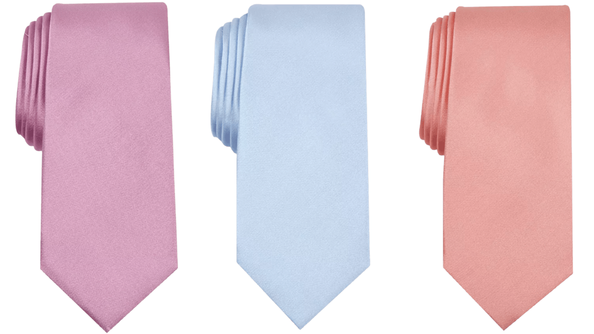 mens ties blue, peach, pink stock image collage