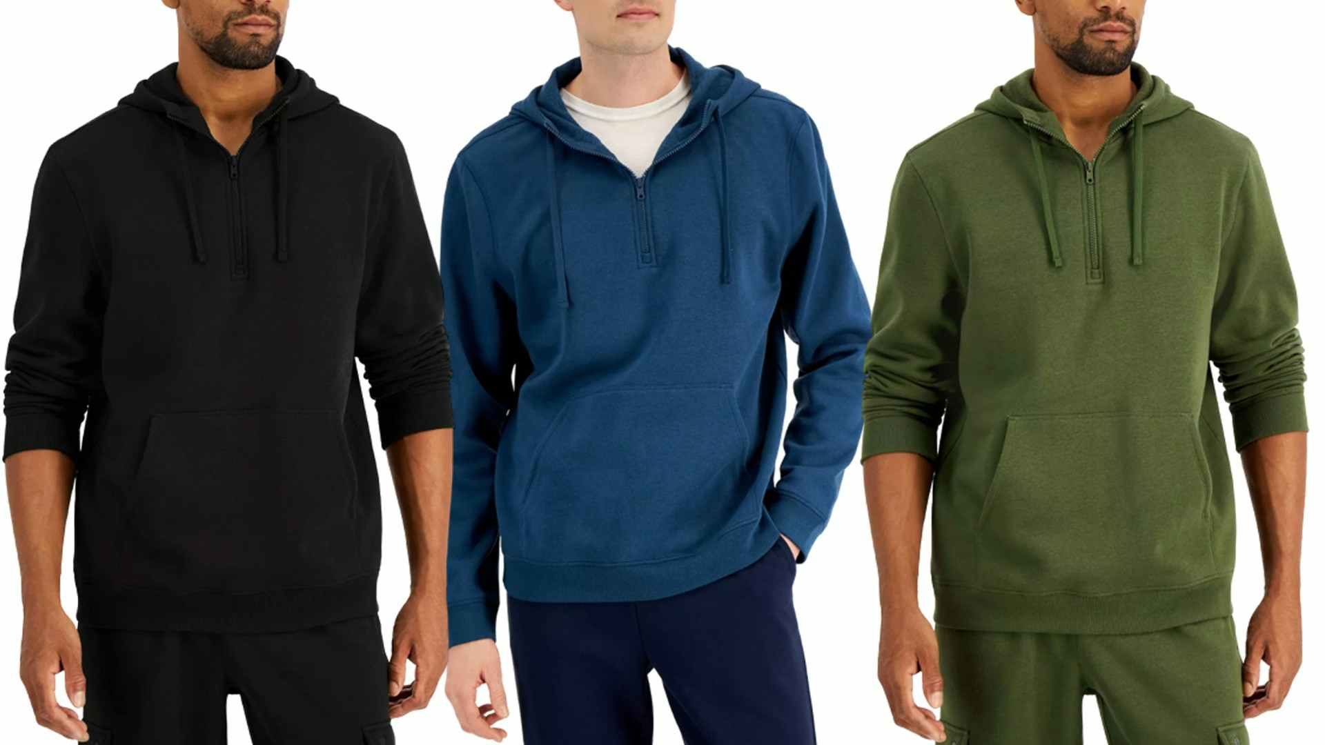 Collage of ID Ideology Hoodies