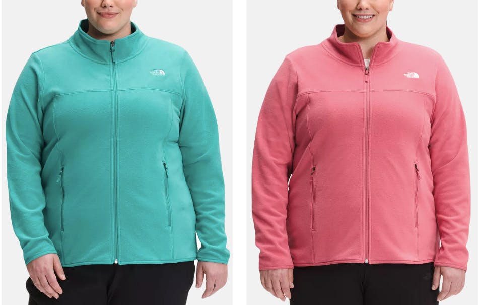 macy's north face plus size jackets