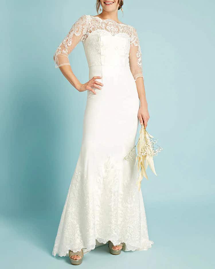 ModCloth Chi Chi London Pure Elegance wedding dress model