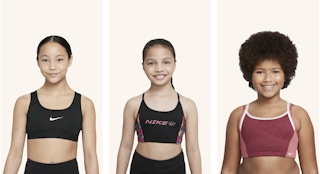 nike girls sports bras