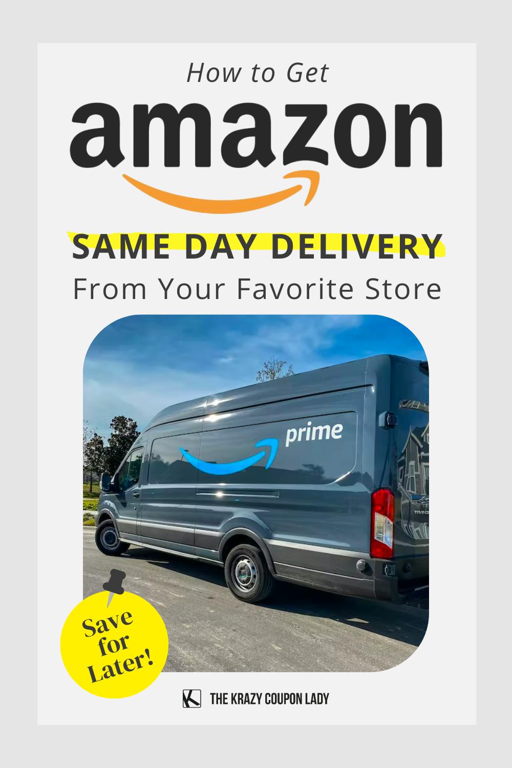 Amazon is Doing Same Day Delivery for Other Retailers The Krazy