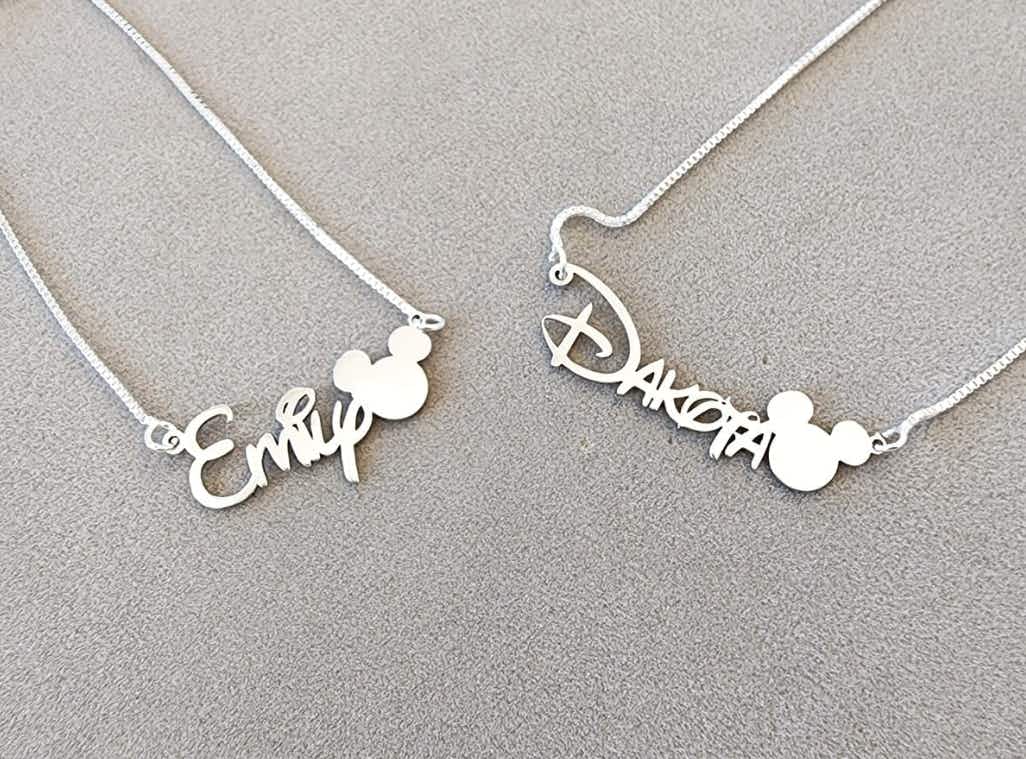 Personalized Name Necklace disney