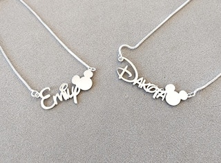 Personalized Name Necklace disney