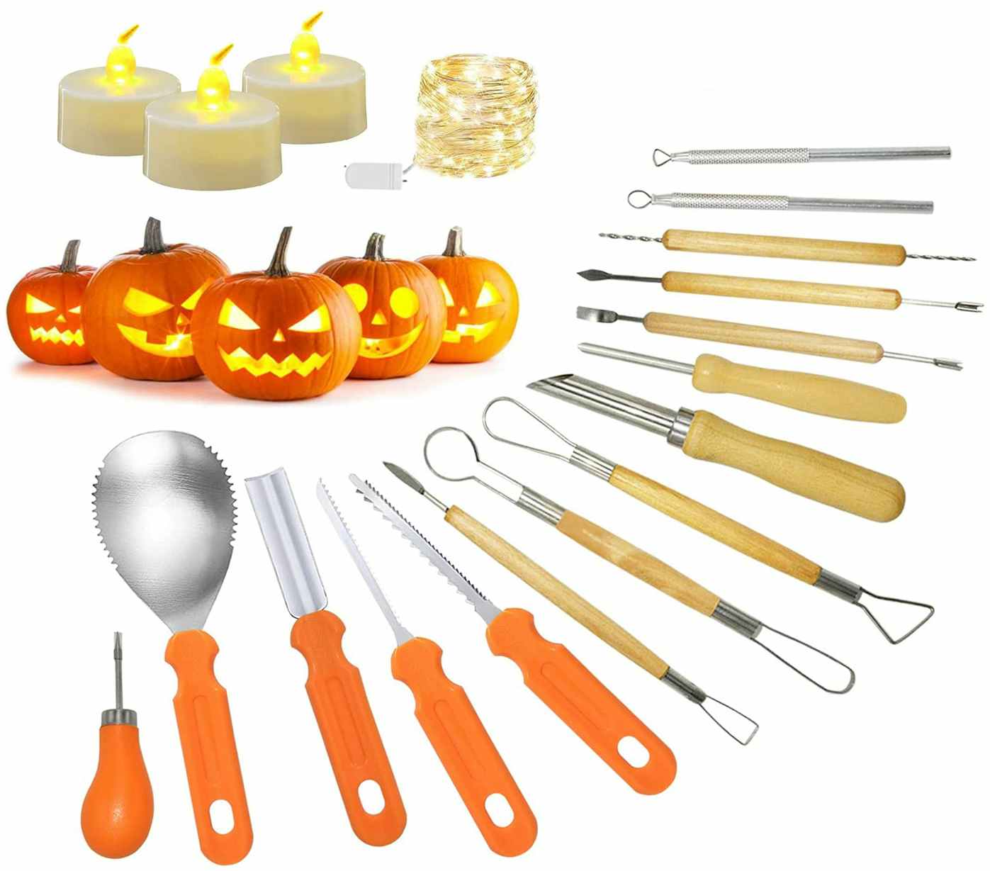 best pumpkin carving kit - A Madala Pumpkin Carving Kit on a white background