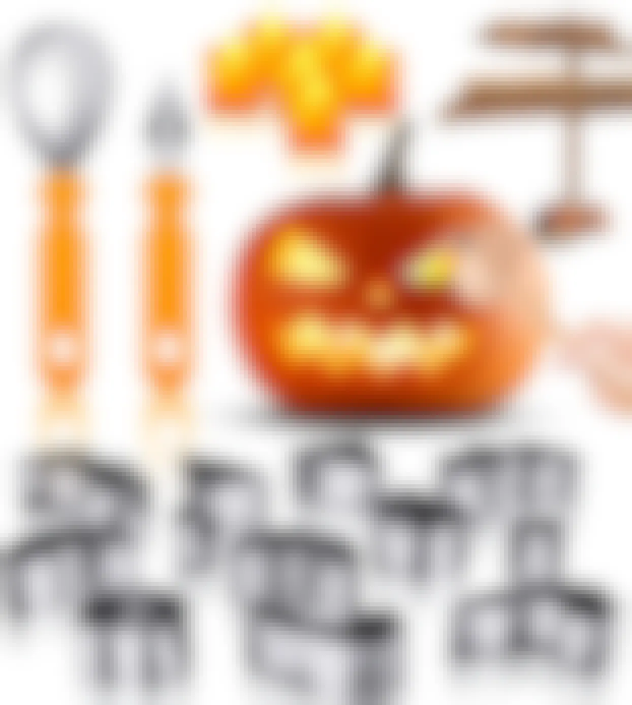best pumpkin carving kit - A Pcavin Pumpkin Carving Kit on a white background.